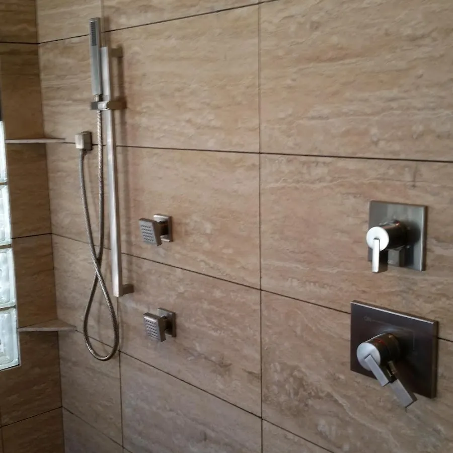 Shower fixture installation for Water Heater Replacement in Eden Prairie